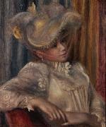 Pierre-Auguste Renoir Woman with a Hat oil painting reproduction